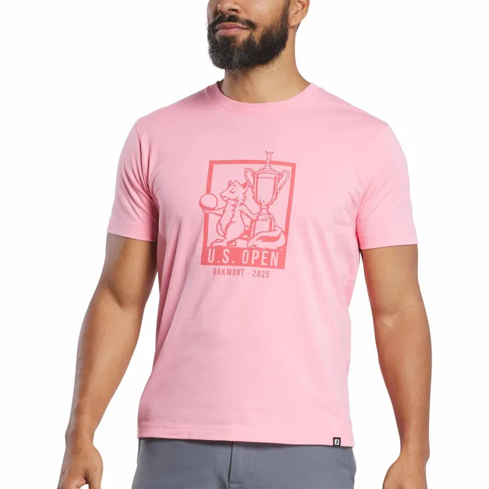 2025 US Open Alt Logo Tee Men FootJoy Shirts
