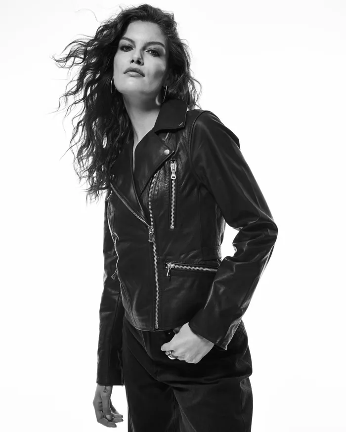 20th Anniversary Capsule Zeppelin Moto Jacket 8211 Black Leather Women PAIGE Jackets and Coats