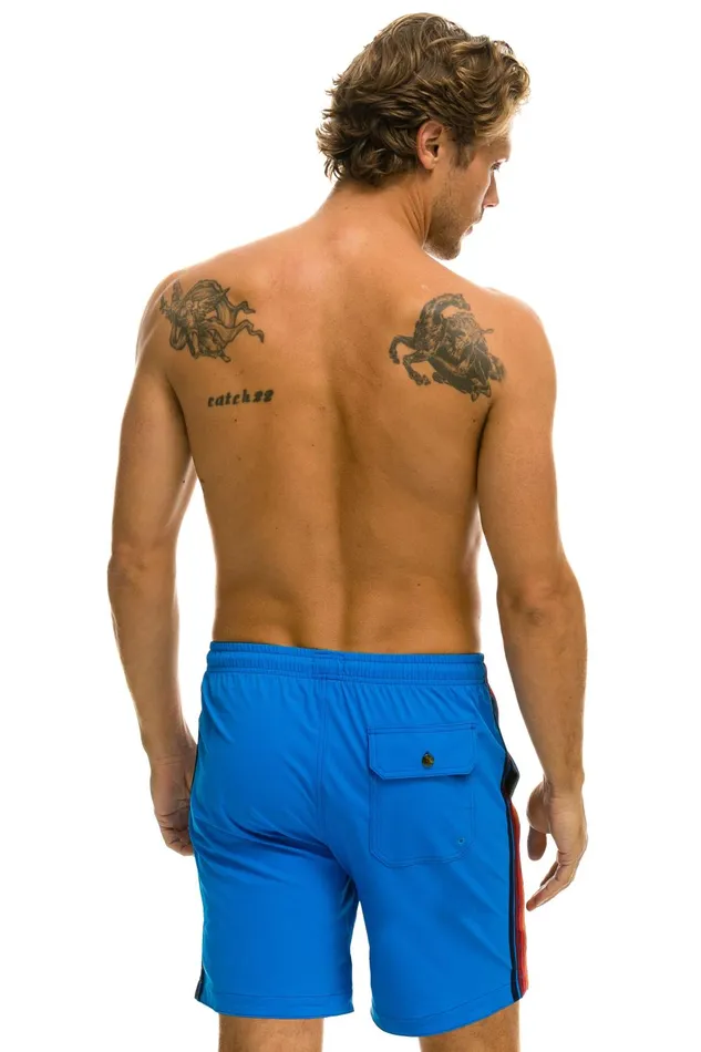 5 STRIPE FLEX SHORTS 7 INCH 8211 PARROT Men Aviator Nation Shorts