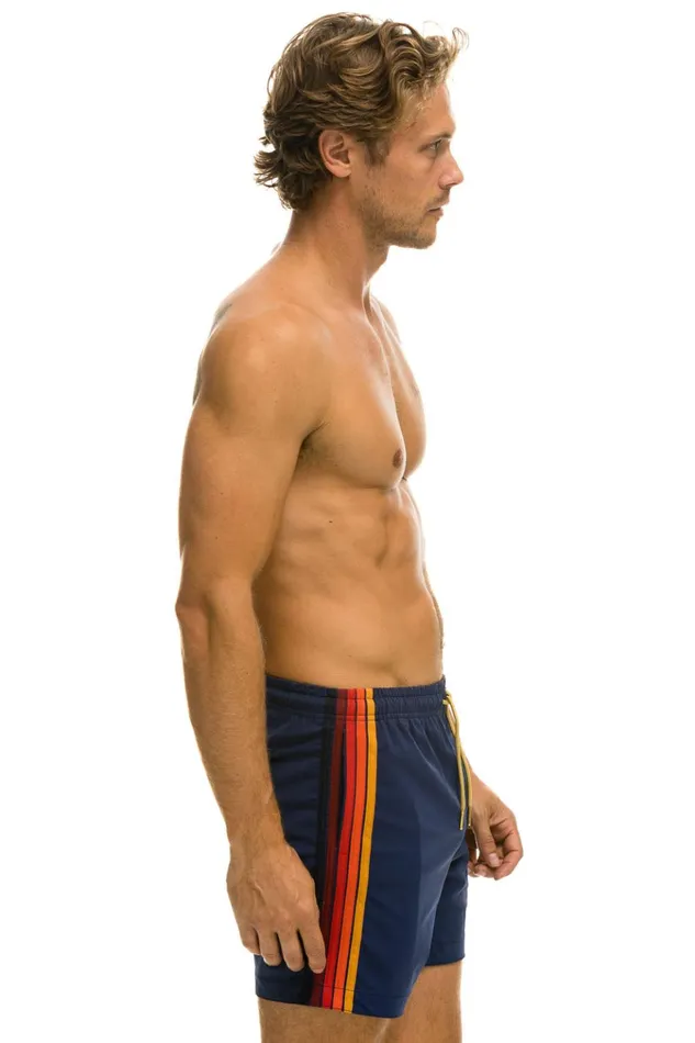 5 STRIPE FLEX SHORTS 8211 NAVY Men Aviator Nation Boardshorts
