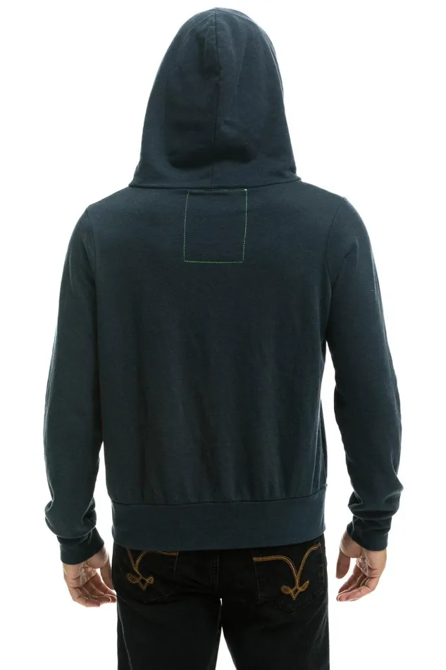 5 STRIPE HOODIE 8211 CHARCOAL Women Aviator Nation Hoodies