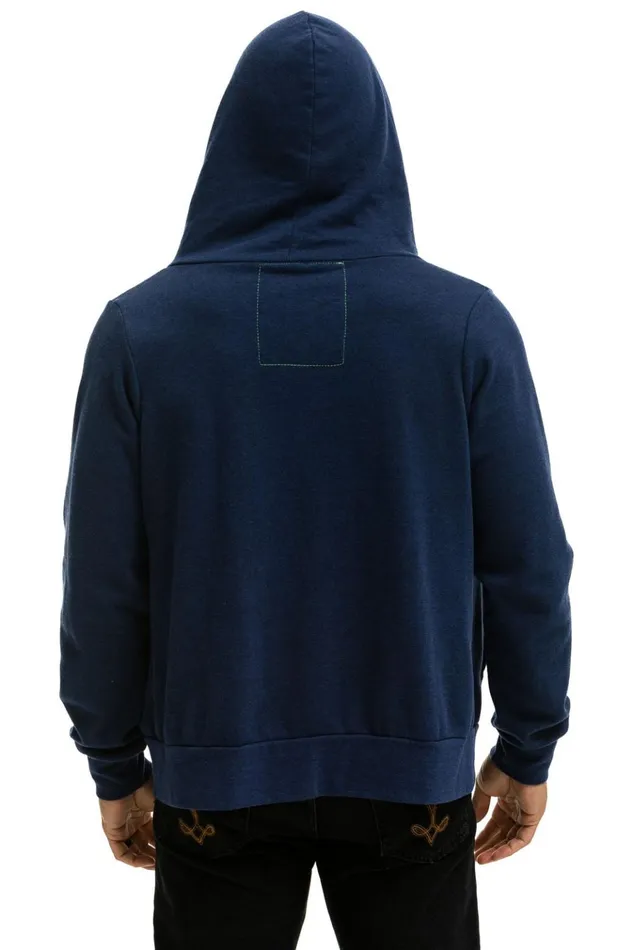 5 STRIPE HOODIE 8211 NAVY BLUE Women Aviator Nation Hoodies