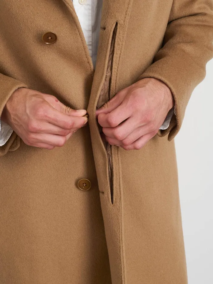 Abram Top Coat In Wool Men Alex Mill Jackets Coats