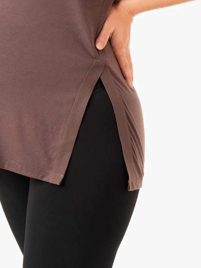 Active Bump Tank 8211 Chocolate Women Ryderwear Tops