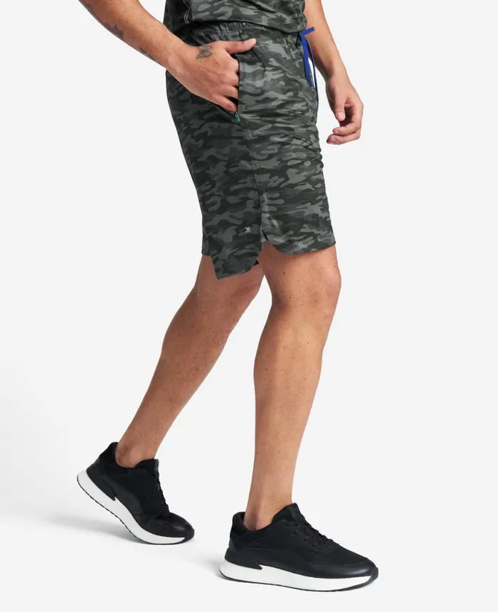 Active Stretch Short Black Camo Men Kenneth Cole Shorts