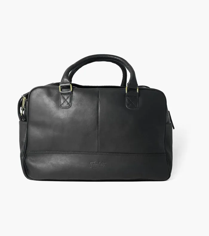 Adelmo Leather Duffle Bag Black Men Florsheim Bags