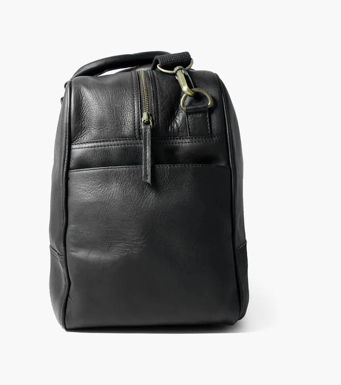 Adelmo Leather Duffle Bag Black Men Florsheim Bags