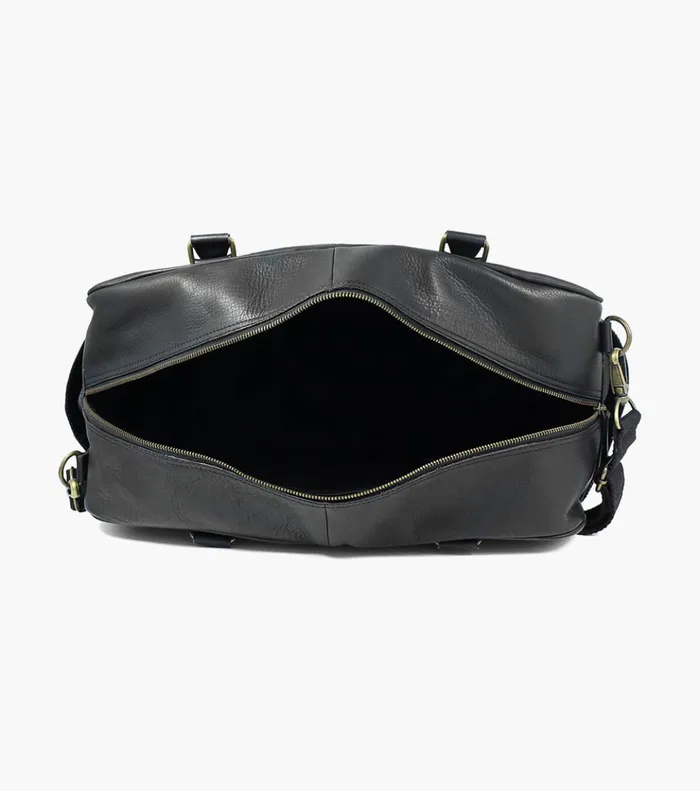 Adelmo Leather Duffle Bag Black Men Florsheim Bags