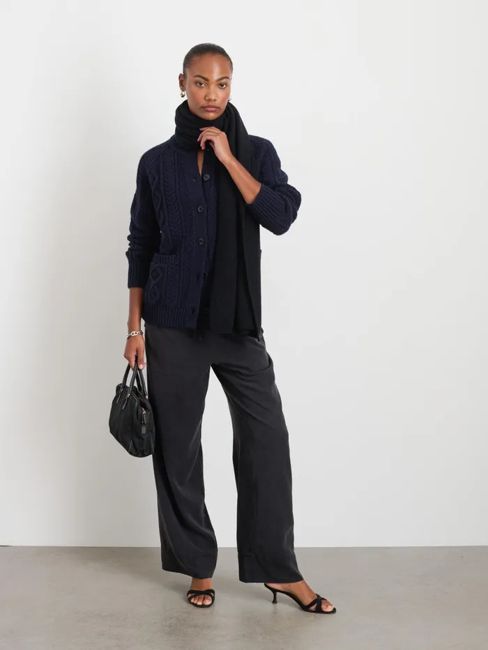 Agnes Cardigan Navy Women Alex Mill Sweaters