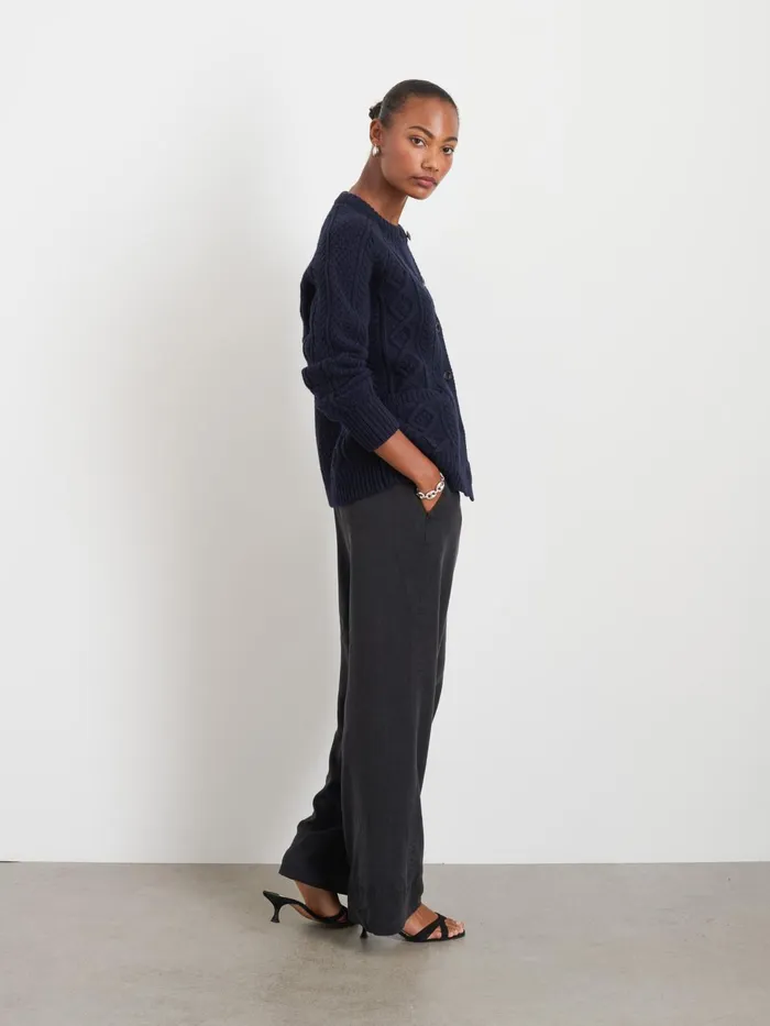 Agnes Cardigan Navy Women Alex Mill Sweaters