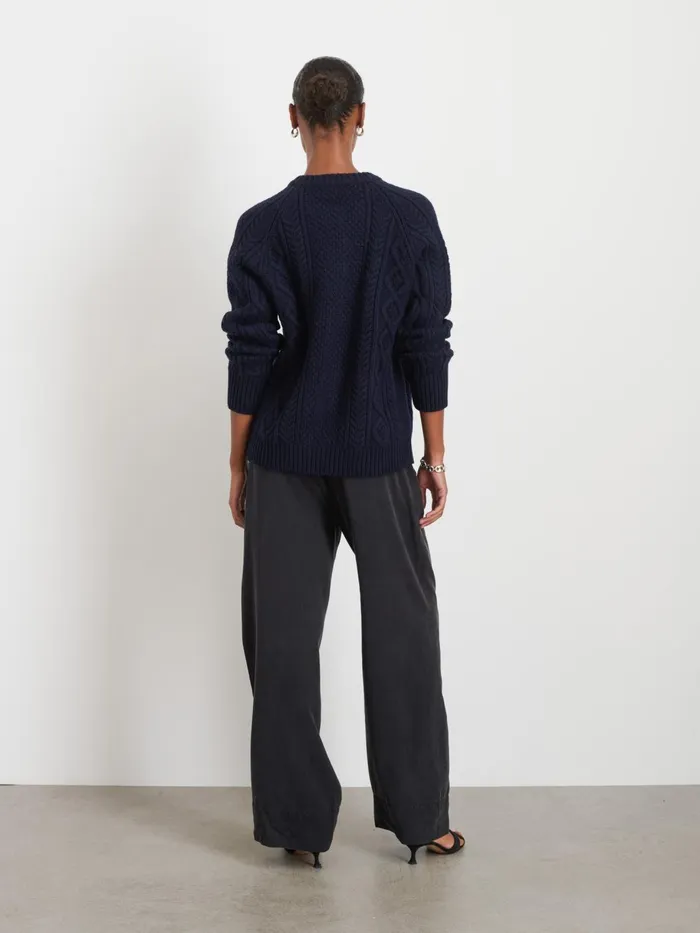 Agnes Cardigan Navy Women Alex Mill Sweaters