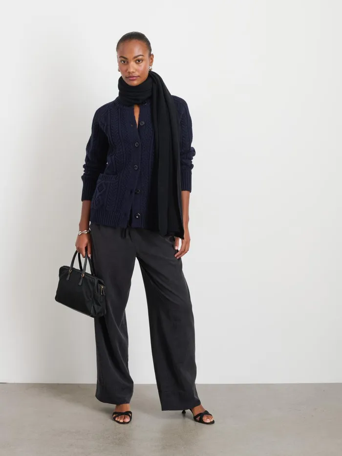 Agnes Cardigan Navy Women Alex Mill Sweaters