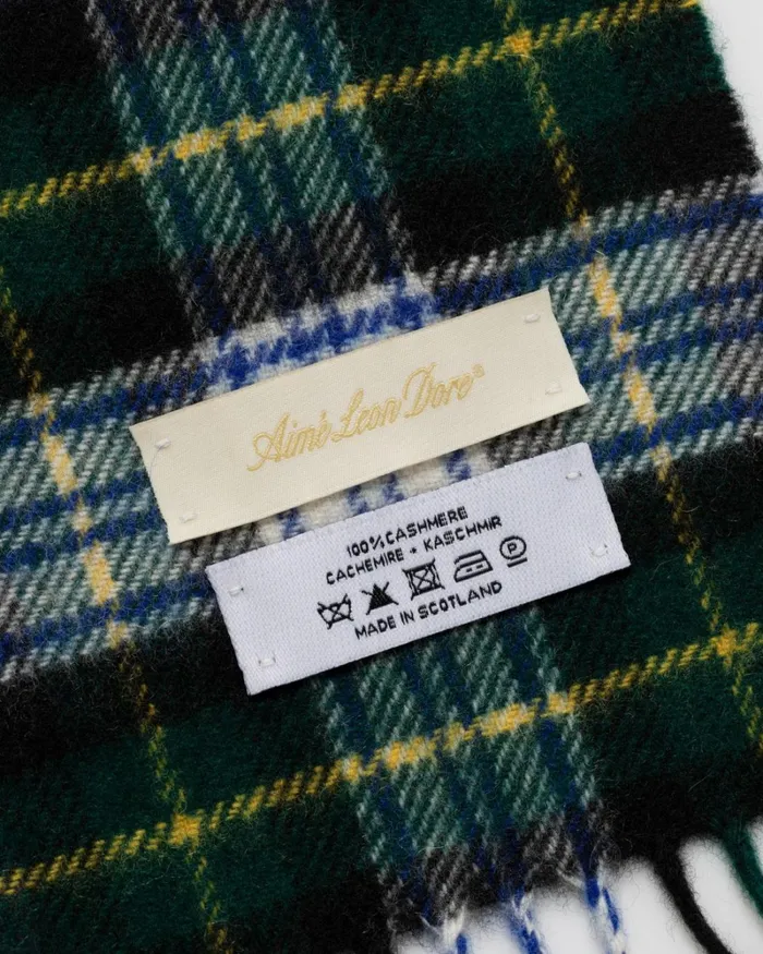 Aim Leon Dore Tartan Cashmere Scarf Shop Shop Aim Leon Dore Tartan Cashmere Scarf Shop Shop
