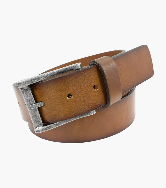 Albert XL Casual Genuine Leather Belt Cognac Men Florsheim Belts and Suspenders
