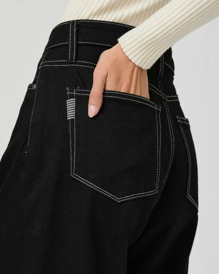 Alexis Barrel Leg Jean 8211 Twilight Black Women PAIGE Barrel Leg Alexis Barrel Leg Jean 8211 Twilight Black Women PAIGE Barrel Leg