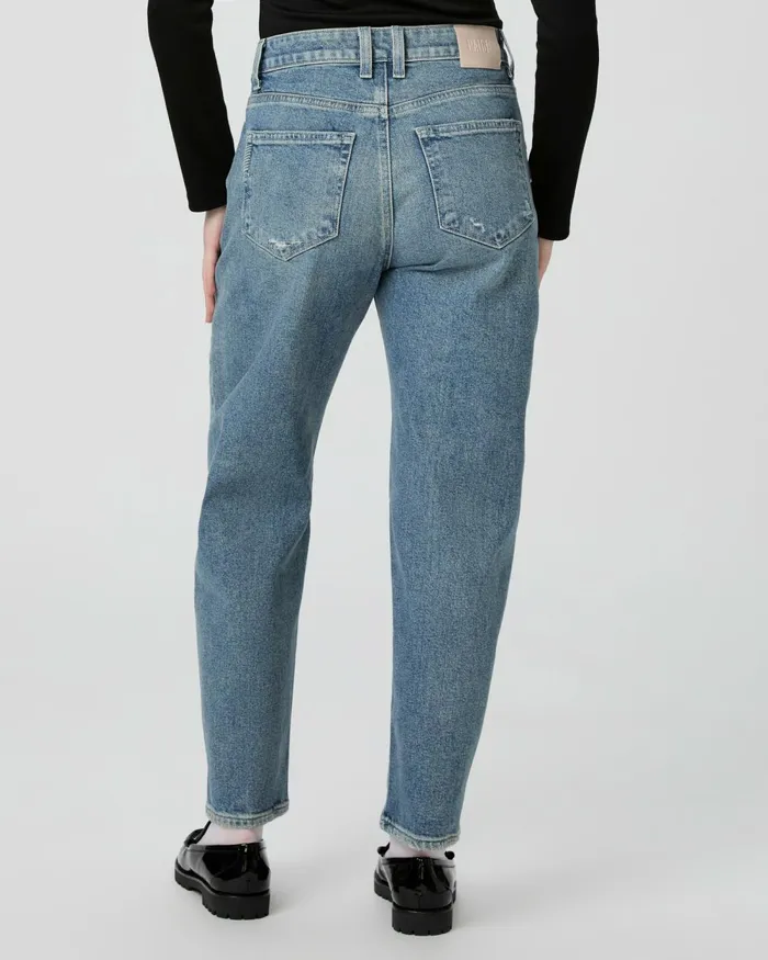 Alexis Petite Barrel Leg Jean 8211 Cats Meow Distressed Women PAIGE Barrel Leg