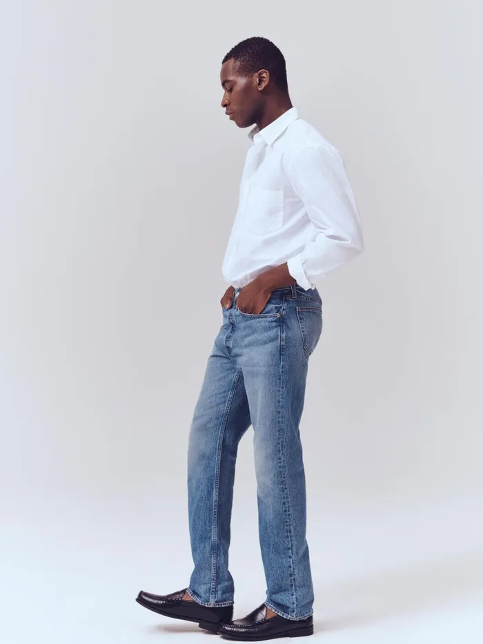 Am Original 5 Pocket Jean Vintage Medium Indigo Men Alex Mill Pants