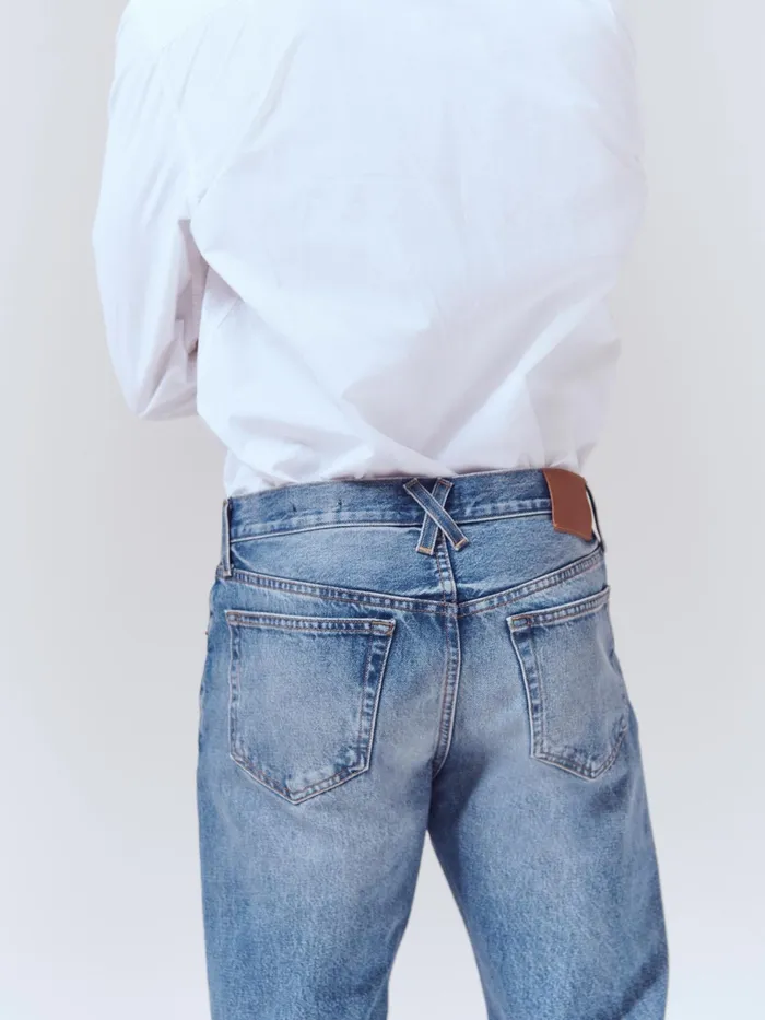 Am Original 5 Pocket Jean Vintage Medium Indigo Men Alex Mill Pants