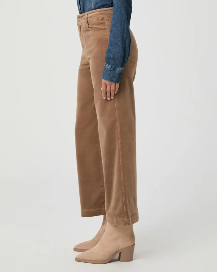 Anessa Wide Leg Pant 8211 Burnt Sugar Corduroy Women PAIGE Pants Anessa Wide Leg Pant 8211 Burnt Sugar Corduroy Women PAIGE Pants