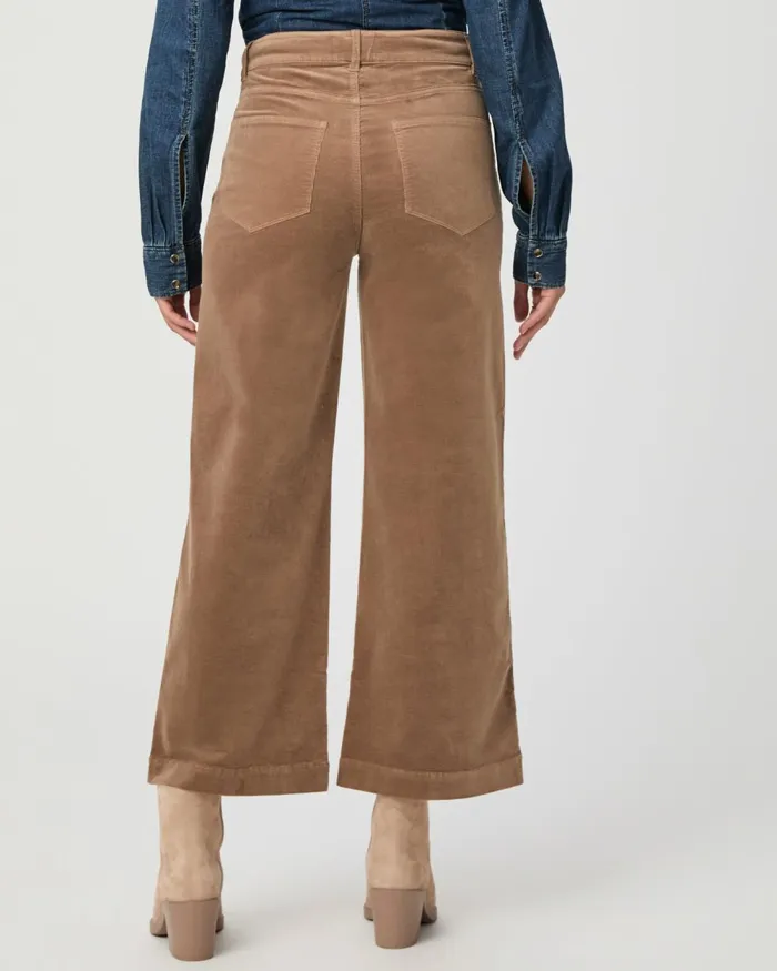 Anessa Wide Leg Pant 8211 Burnt Sugar Corduroy Women PAIGE Pants Anessa Wide Leg Pant 8211 Burnt Sugar Corduroy Women PAIGE Pants