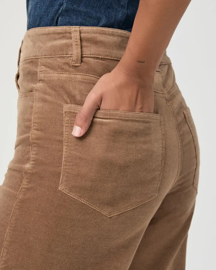 Anessa Wide Leg Pant 8211 Burnt Sugar Corduroy Women PAIGE Pants Anessa Wide Leg Pant 8211 Burnt Sugar Corduroy Women PAIGE Pants