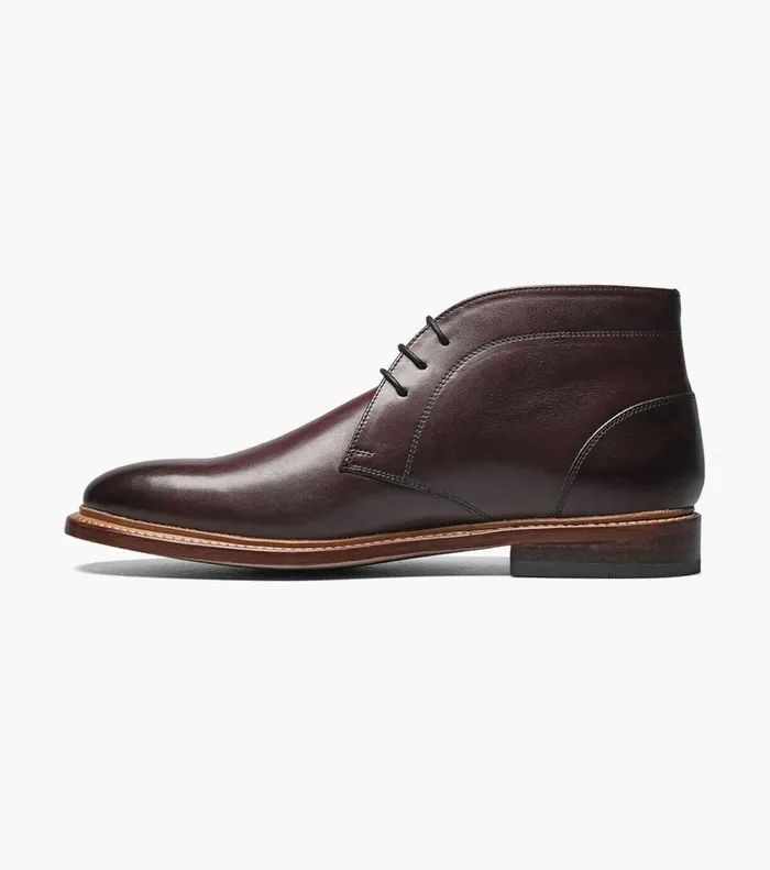Annuity Plain Toe Chukka Boot Burgundy Men Florsheim Dress Shoes