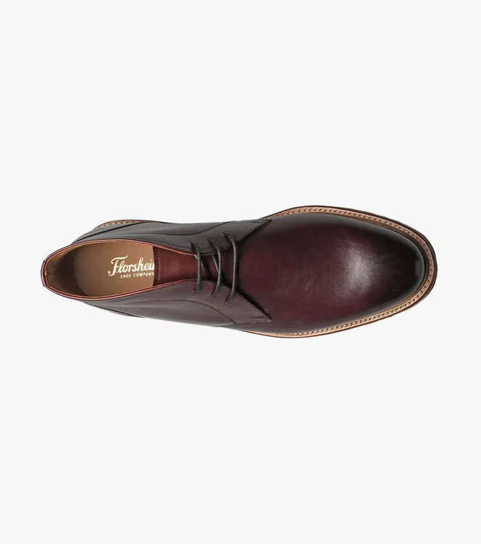 Annuity Plain Toe Chukka Boot Burgundy Men Florsheim Dress Shoes