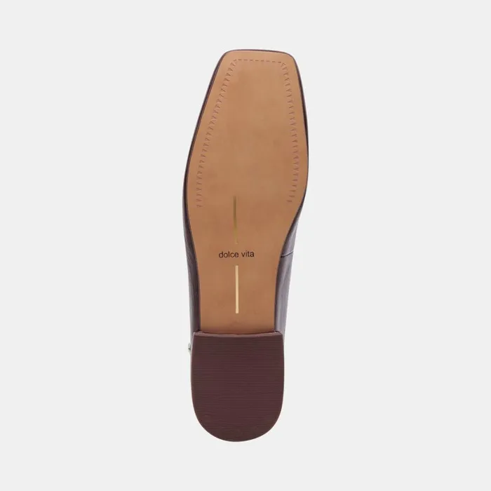 Ashya Ballet Flats Wine Crinkle Patent Women Dolce Vita Flats and Loafers