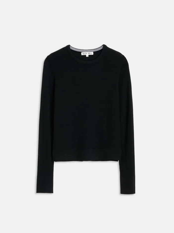 Ava Sweater Tee Black Women Alex Mill Sweaters