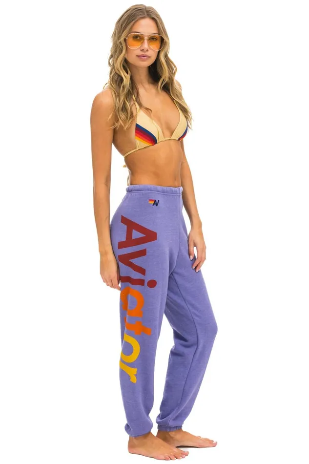AVIATOR NATION 2 SWEATPANTS 8211 LAVENDER Women Aviator Nation Sweatpants