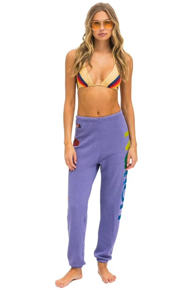 AVIATOR NATION 2 SWEATPANTS 8211 LAVENDER Women Aviator Nation Sweatpants