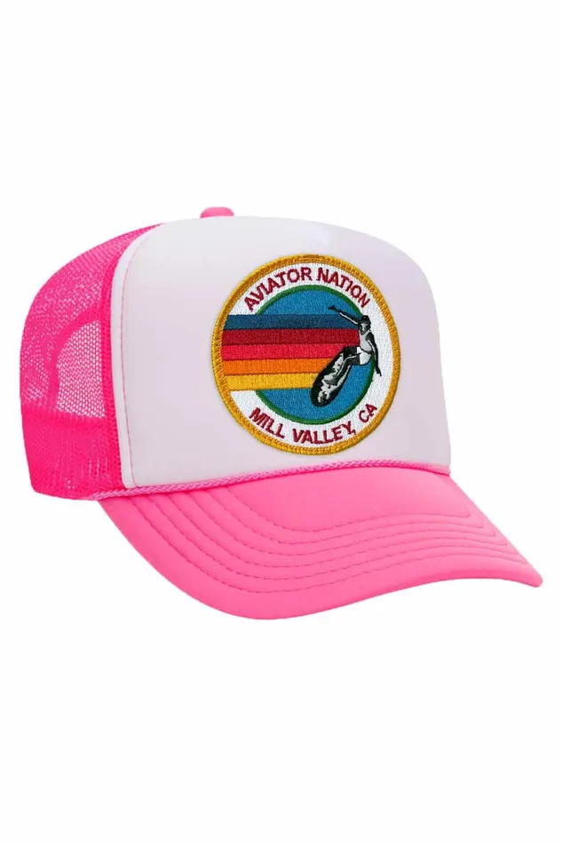 AVIATOR NATION MILL VALLEY TRUCKER HAT WomenMen Aviator Nation Trucker Hats