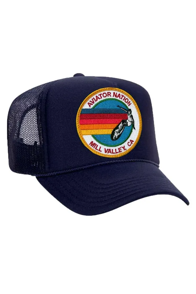 AVIATOR NATION MILL VALLEY TRUCKER HAT WomenMen Aviator Nation Trucker Hats