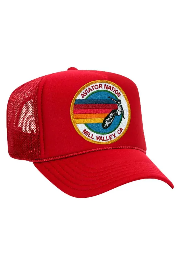 AVIATOR NATION MILL VALLEY TRUCKER HAT WomenMen Aviator Nation Trucker Hats