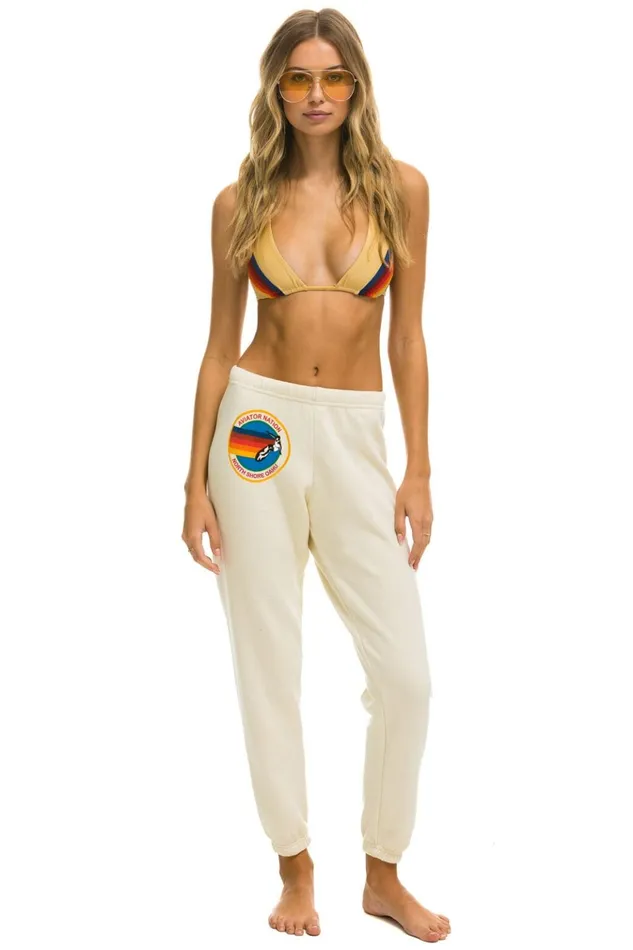 AVIATOR NATION NORTH SHORE SWEATPANTS 8211 VINTAGE WHITE Women Aviator Nation Sweatpants