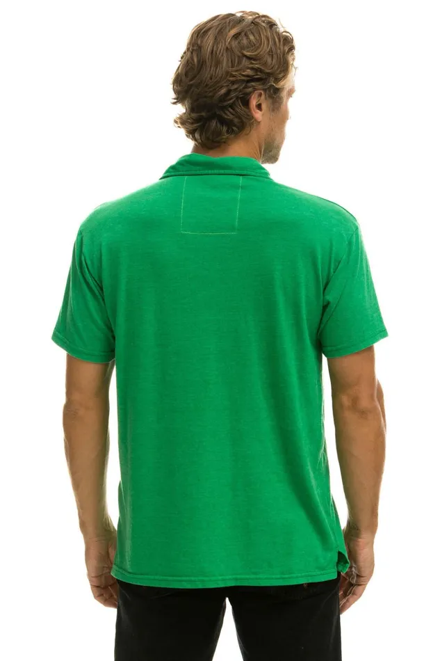 AVIATOR NATION POLO 8211 KELLY GREEN Women Aviator Nation Tees