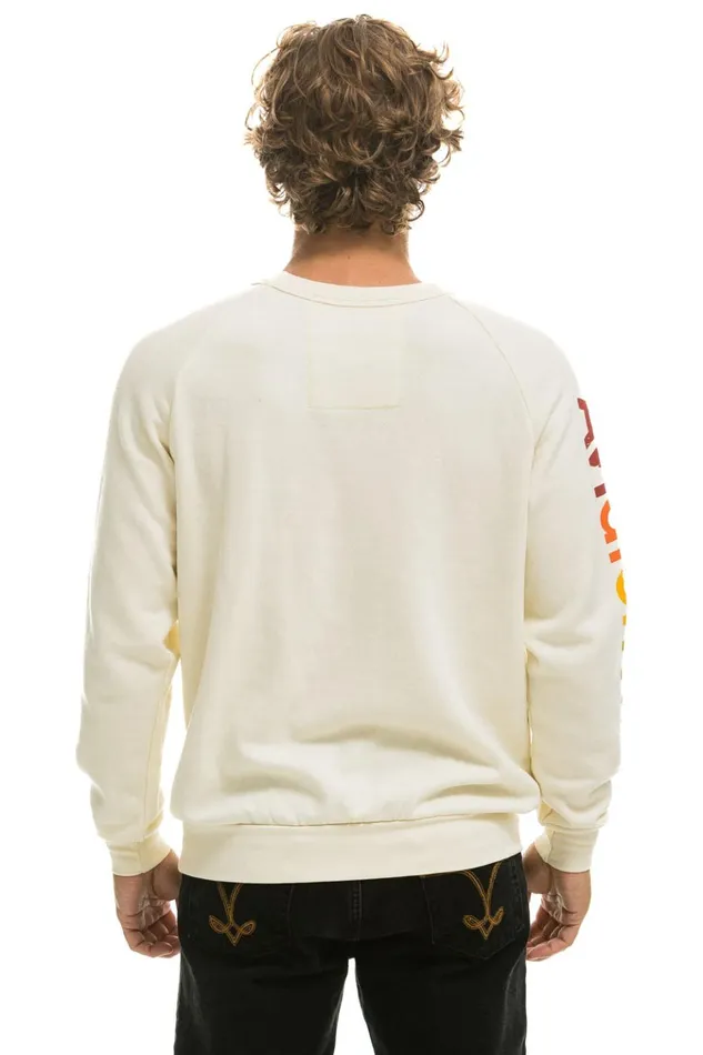 AVIATOR NATION SWEATSHIRT 8211 VINTAGE WHITE Women Aviator Nation Sweatshirts