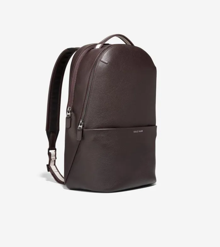 Bags and Backpacks Men Cole Haan Triboro Backpack Dark Chocolate