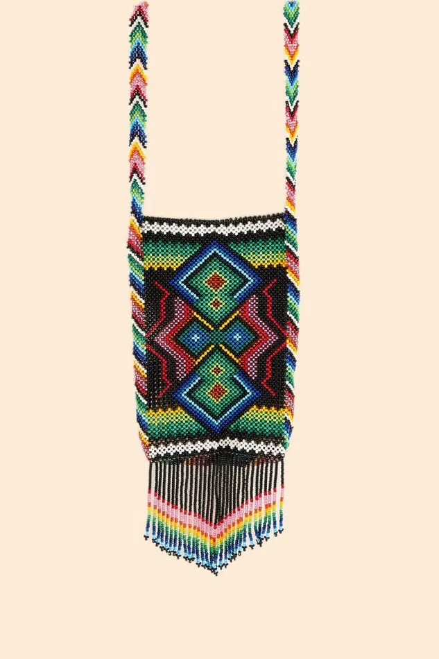 Bags Women FARM Rio Yawanawa Beaded Crossbody Bag Bags Women FARM Rio Yawanawa Beaded Crossbody Bag