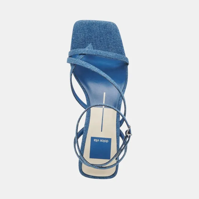 Baylor Heels Blue Denim Women Dolce Vita Heels