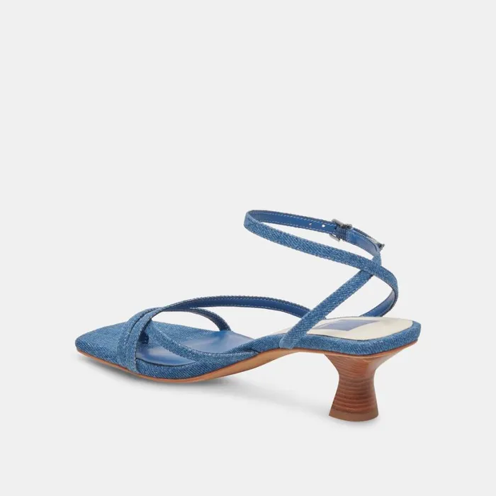 Baylor Heels Blue Denim Women Dolce Vita Heels