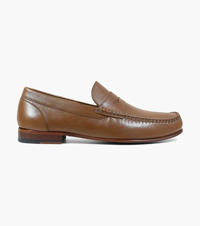 Beaufort Moc Toe Penny Loafer Cognac Men Florsheim Dress Shoes