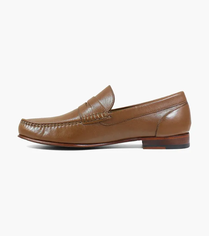 Beaufort Moc Toe Penny Loafer Cognac Men Florsheim Dress Shoes
