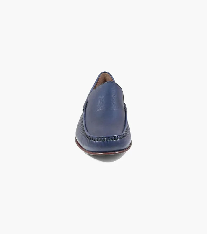 Beaufort Moc Toe Venetian Loafer Navy Men Florsheim Dress Shoes