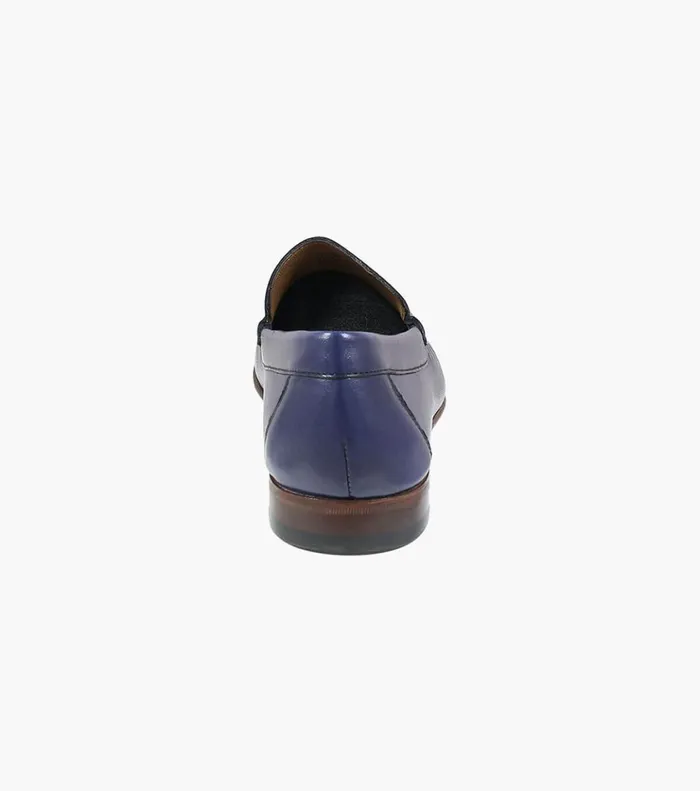 Beaufort Moc Toe Venetian Loafer Navy Men Florsheim Dress Shoes