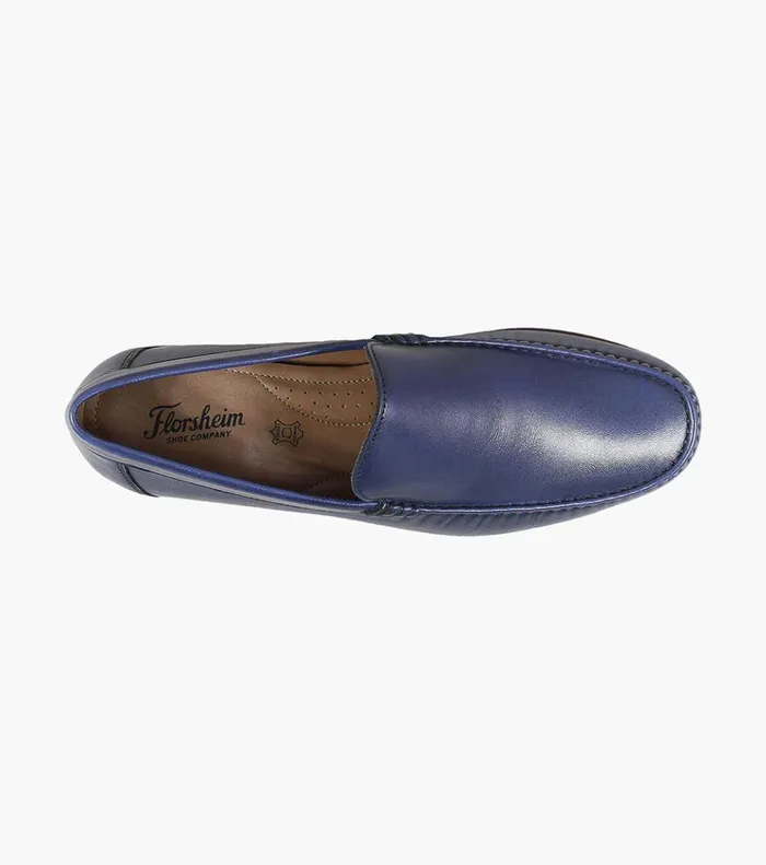 Beaufort Moc Toe Venetian Loafer Navy Men Florsheim Dress Shoes