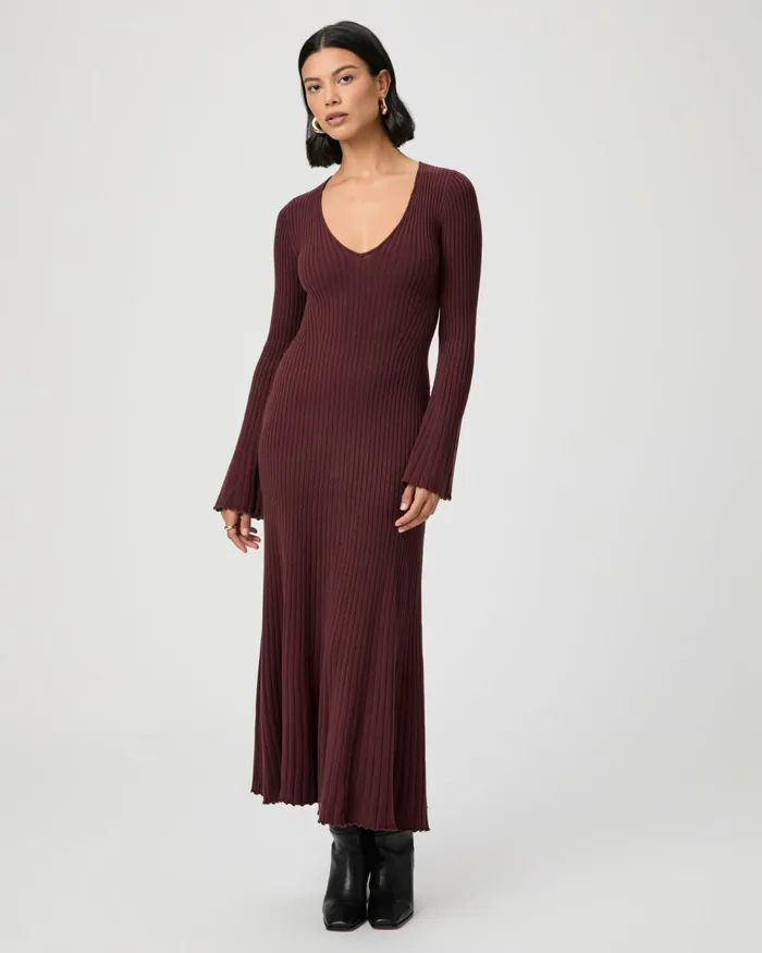 Bel Dress 8211 Oxblood Women PAIGE Dresses