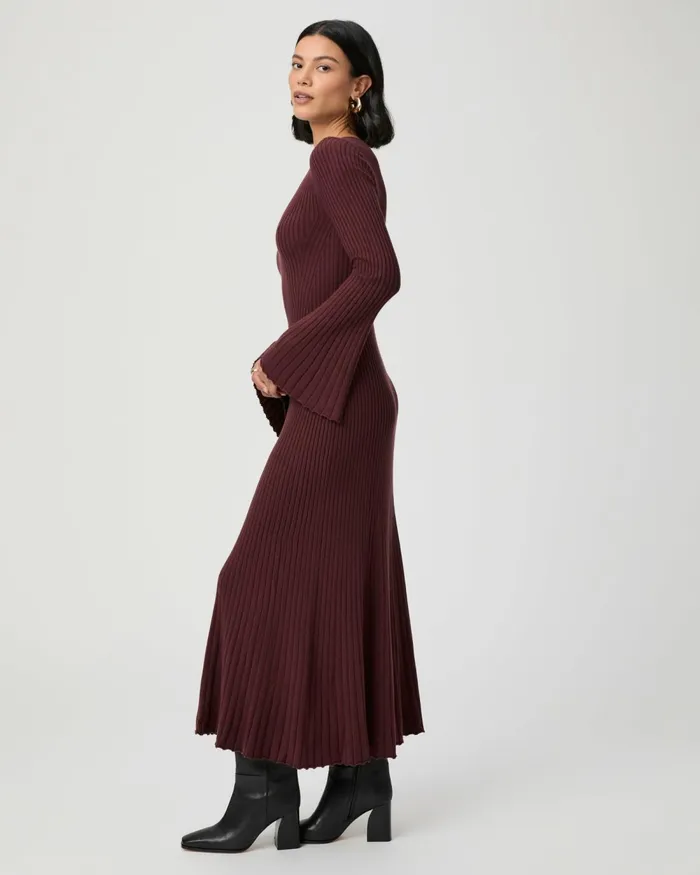 Bel Dress 8211 Oxblood Women PAIGE Dresses Bel Dress 8211 Oxblood Women PAIGE Dresses