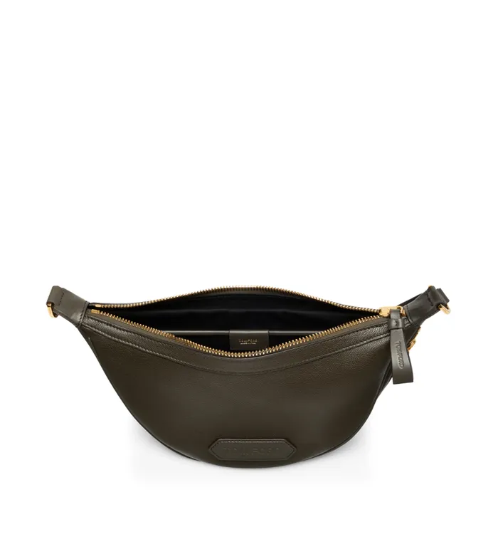 Belt Bags Men TOM FORD SMOOTH LEATHER ZIP CRESCENT BAG Belt Bags Men TOM FORD SMOOTH LEATHER ZIP CRESCENT BAG