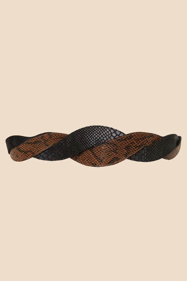 Belts Women RIXO Preesha Brown And Black